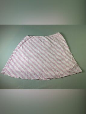 Sonoma XL Skirt Light Pink Cotton Lined Elastic Waist Lightweight